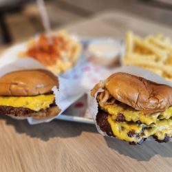 Shake Shack Oceanside - Double Spicy Shackburger with Spicy Fries