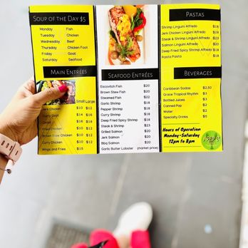 Freddy's Kitchen - Menu!! They told me $16 for small goat.. :D - Caribbean Near Me - Mississauga, Ontario