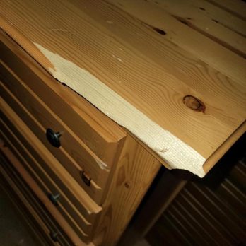 Tidal Town Moving - Dresser damage - Movers Near Me - Virginia Beach, Virginia