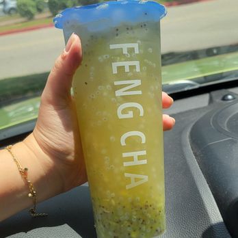 Feng Cha - Tech Ridge - Kiwi Basil Green Tea - Bubble Tea Near Me - Austin, Texas