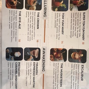 The Royale - Cocktail menu - Breakfast & Brunch Near Me - Pleasant Hill, California