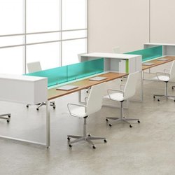 Logical Office Furniture Store - What cubicles could look like. One of our modern designs for office furniture.