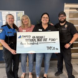 TAPCO Credit Union - TAPCO Credit Union supporting the Gig Harbor National Night Out event.