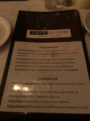 Menu photo 7 Vero Prime Vero Beach, FL