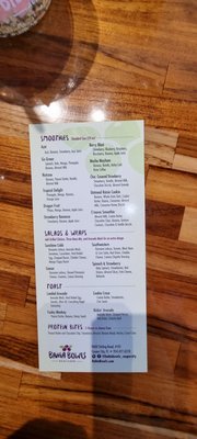 Menu photo 3 Bahia Bowls Pembroke Pines, FL