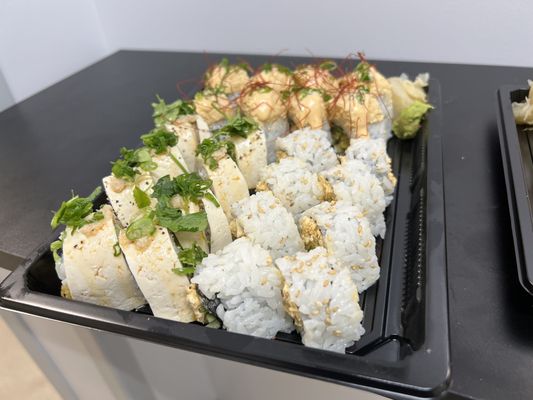 Gorilla Eats Sushi by null