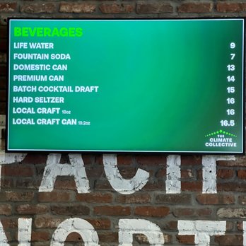Climate Pledge Arena - A menu sample (10/19/21) - Stadiums & Arenas Near Me - Seattle, Washington