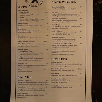 Foundry Kitchen and Tavern - Dinner menu - New American Near Me - Sandy Hook, Connecticut