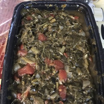 Mission BBQ - 1 Quart of the BEST Collard Greens, OMG, LOVE them with the vinegar sauce!!!! 5 Stars - Salad Near Me - Deptford Township, New Jersey