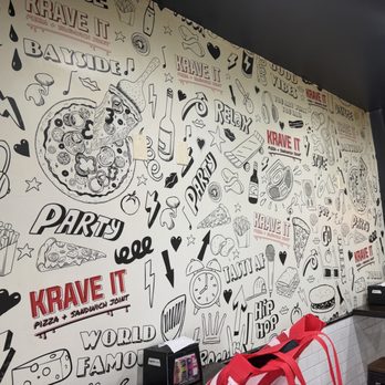 Krave It Pizza & Sandwich Joint - Core on the wall - Sandwiches Near Me - Bayside, New York Krave It Pizza & Sandwich Joint - Core on the wall - Sandwiches Near Me - Bayside, New York