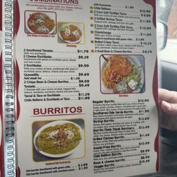 Paff's - The Menu at Paff's! For those of you needing it!