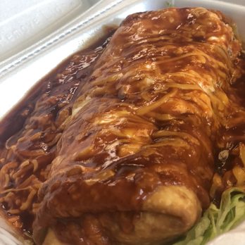 Nicos Mexican Food - Bean chimichanga enchilada style - Mexican Near Me - Marana, Arizona Nicos Mexican Food - Bean chimichanga enchilada style - Mexican Near Me - Marana, Arizona