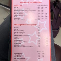Star Nails - Price list