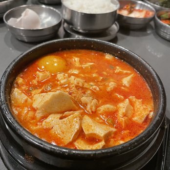 Tofu Plus - Fish roe soft tofu soup - Korean Near Me - Cupertino, California Tofu Plus - Fish roe soft tofu soup - Korean Near Me - Cupertino, California