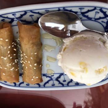 Siam Classic - Fried Banana with Ice Cream - Thai Near Me - Manassas, Virginia