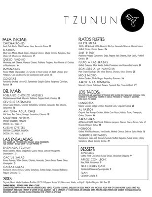 Menu photo 8 T'zunun Pleasant Hill, CA Menu photo 8 T'zunun Pleasant Hill, CA