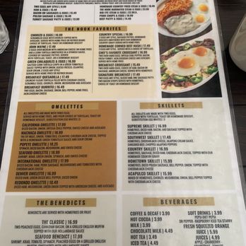 The Nook Breakfast Spot - Menu - Breakfast & Brunch Near Me - Lomita, California