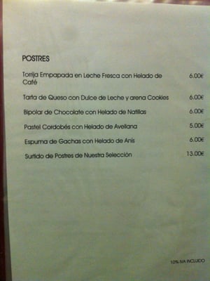 Menu photo 5 Casa Pepe de la Judería Córdoba, CO Menu photo 5 Casa Pepe de la Judería Córdoba, CO