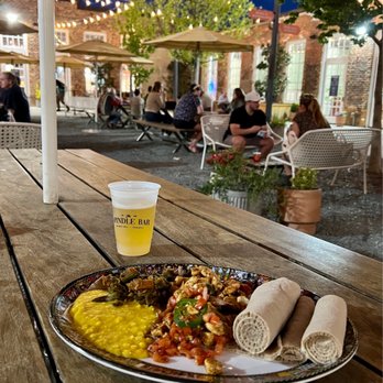 Enat Ethiopian Restaurant - Eating in the courtyard - Ethiopian Near Me - Charlotte, North Carolina Enat Ethiopian Restaurant - Eating in the courtyard - Ethiopian Near Me - Charlotte, North Carolina
