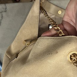My beautiful ruined brand new Michael Kors purse My beautiful ruined brand new Michael Kors purse