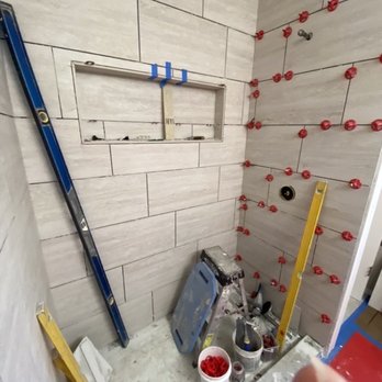 High Sierra Remodeling & Construction - Tile process - General Contractors Near Me