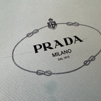 Prada New York Madison - Box cutter cut across the Prada logo on top of the box I received - Leather Goods Near Me - New York, New York