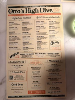 Menu photo 4 Otto’s High Dive Orlando, FL Menu photo 4 Otto’s High Dive Orlando, FL