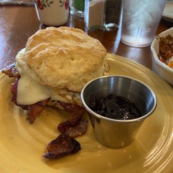 Triple Nickel Diner - Breakfast Sandwich on a Biscuit