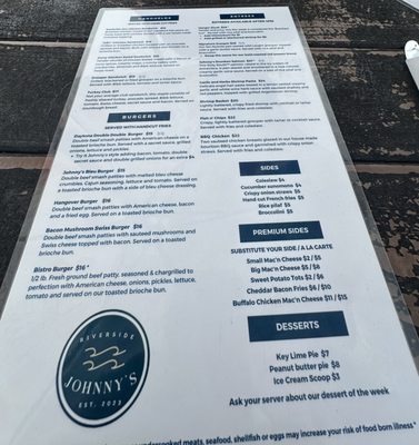 Menu photo 2 Riverside Johnny’s Daytona Beach, FL Menu photo 2 Riverside Johnny’s Daytona Beach, FL