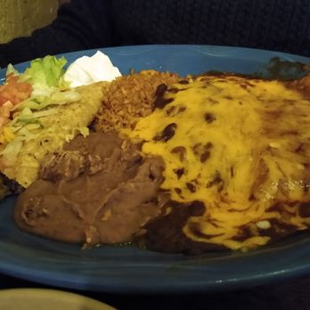 La Fiesta - a plate of mexican food - Mexican Near Me - Erie, Michigan