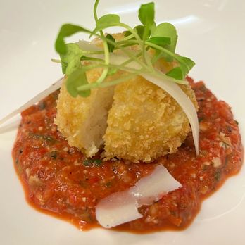 Sips on Main - Smoked Gouda arancini - Wine Bars Near Me - Cedaredge, Colorado