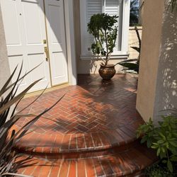 OC Stone Restoration - Brick clean and seal with a wet look finish