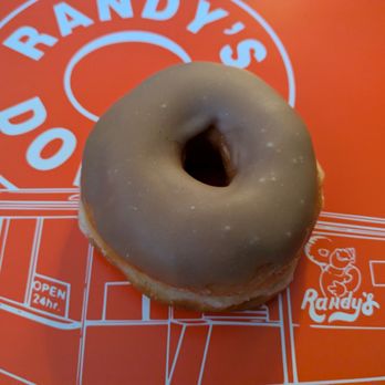 Randy's Donuts - @endoedibles on Instagram 10/6/25 Maple Frosted Raised Donut - Coffee & Tea Near Me - Las Vegas, Nevada
