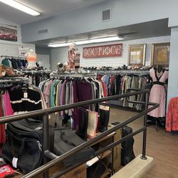 Assistance League of Tustin - High end clothing area
