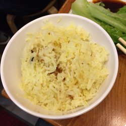 Chicken rice.
