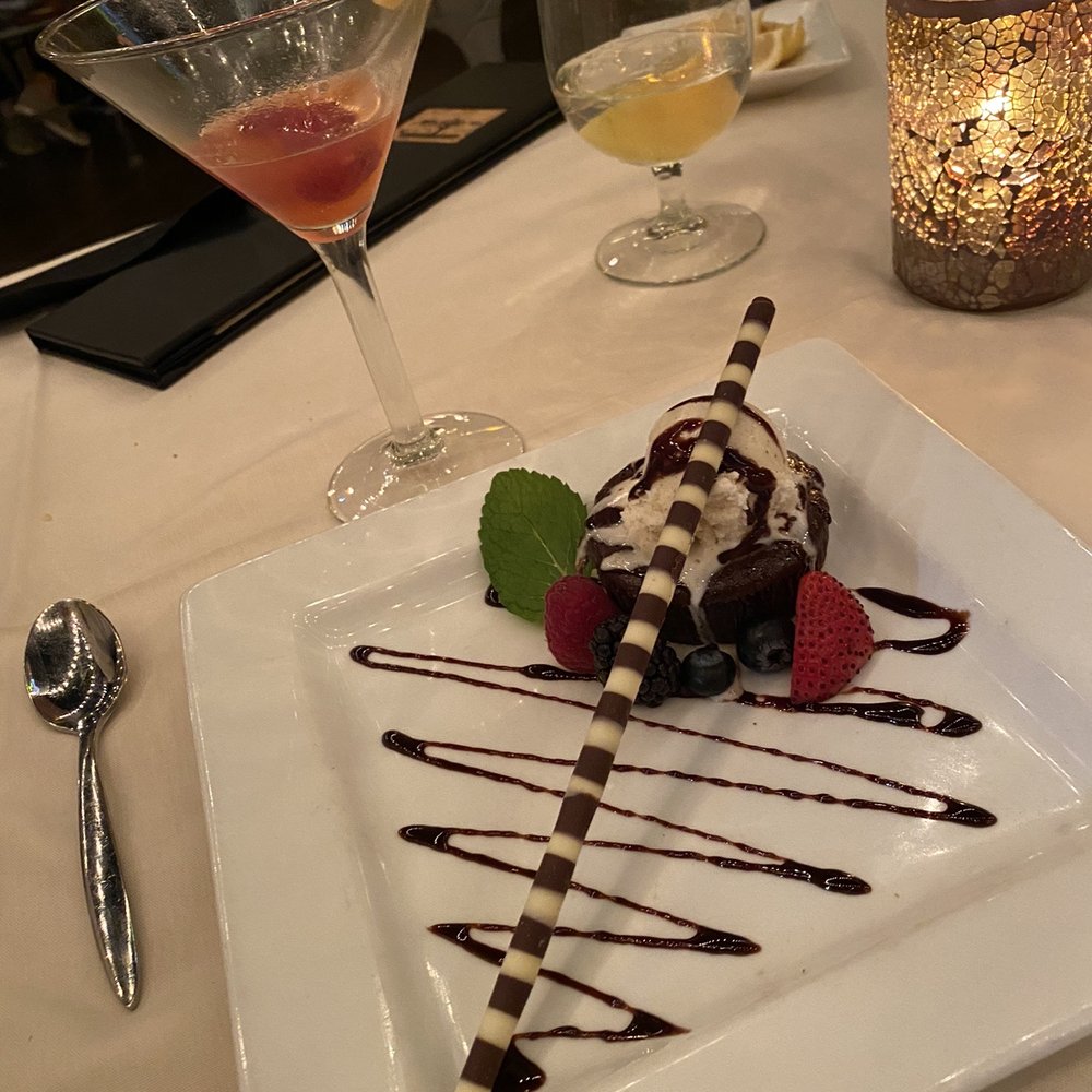 Cork Tree - Molten Chocolate Cake - New American Near Me - Palm Desert, California Cork Tree - Molten Chocolate Cake - New American Near Me - Palm Desert, California