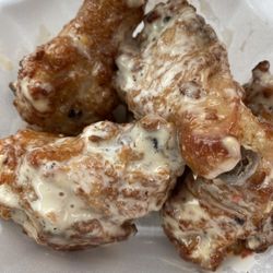 Your House of Pizza - Garlic and parmesan bone in wings