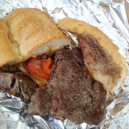 Yum yum steak sandwich