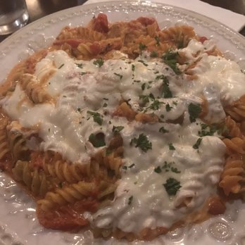 Italian Touch - Tricolor pasta with eggplant - just get this and thank me later!! SO GOOD!! - Italian Near Me - Cranbury, New Jersey