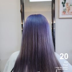 Kara Hair - Blue and Purple Two Tone Color