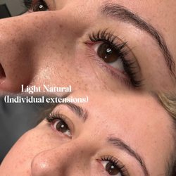 Your Lash Bestie - Light natural eyelash extensions by Malena @YourLashBestie