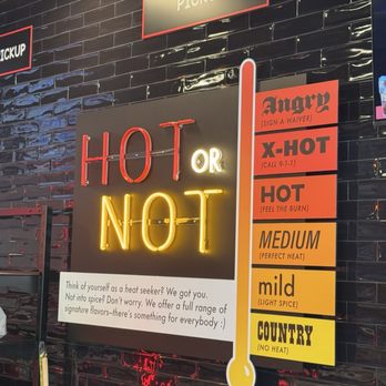 Angry Chickz - Heat Levels - Chicken Shop Near Me - Fremont, California