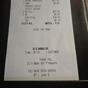 Taylor's Steakhouse - Bill??? Wow. - Lounges Near Me - La Canada, California Taylor's Steakhouse - Bill??? Wow. - Lounges Near Me - La Canada, California