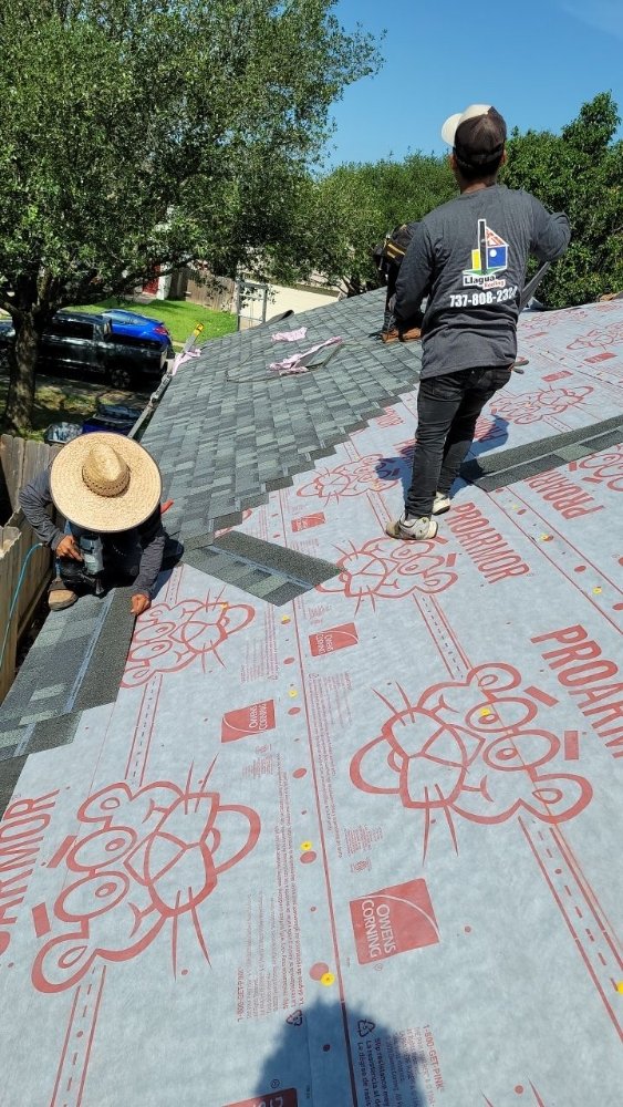 Slide of Llagua Roofing