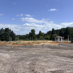 Gem Lake Hills Public Golf Course - Mini golf course under construction