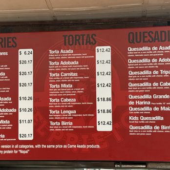 Taqueria by El Prieto - Menu as of 7/6/25 - Tacos Near Me - Chula Vista, California Taqueria by El Prieto - Menu as of 7/6/25 - Tacos Near Me - Chula Vista, California