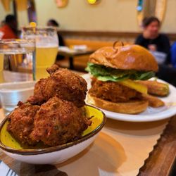 The Good Good - Cod fritters & coconut fish sandwich