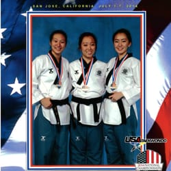 Hi 5 Taekwondo - Our Head Master, Saejin Yi placed first along with her two teammates in the 2014 Nationals and is now on the US National Team!
