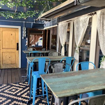 The Blue Stag Saloon - Back deck - Pizza Near Me - Breckenridge, Colorado