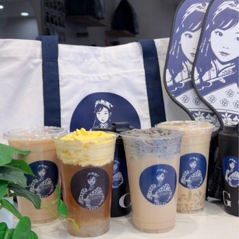 Ming Cha - Lychee Osmanthus w Lychee Mango White Peach Foam Top w Lychee: Roasted Black Sesame Foam Top w Boba: Hojicha Milk Tea - Bubble Tea Near Me - Walnut, California Ming Cha - Lychee Osmanthus w Lychee Mango White Peach Foam Top w Lychee: Roasted Black Sesame Foam Top w Boba: Hojicha Milk Tea - Bubble Tea Near Me - Walnut, California